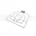 Тэн для духовки Bosch 00470845 2800W