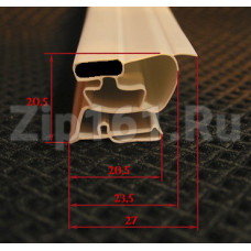 Уплотнитель 1130х570 мм для холодильника Beko 4546850300 Профиль СТ