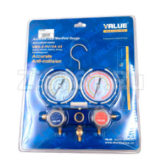 Станция манометрическая Value VMG-2-R410A-03 с шлангами Станция манометрическая Value VMG-2-R410A-03 с шлангами