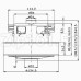 Мотор пылесоса VAC030UN/HD Samsung 1400W, H=112мм D=134,5мм h=35мм