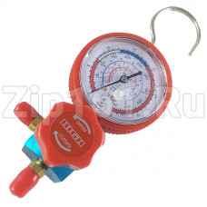 Коллектор ABН одновентильный R-12, R-22, R-134, R-404 алюминиевый корпус высокое давление