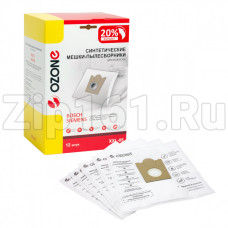 Мешки 12шт + 2 микрофильтра Ozone для пылесосов XXL-05