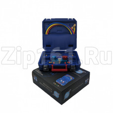 Манометрический коллектор в кейсе DSZH WK-P3602S (68мм,R22,404,134,410) со шлангами Манометрический коллектор в кейсе DSZH WK-P3602S (68мм,R22,404,134,410) со шлангами