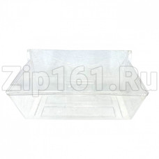 Ящик для холодильника (нижний, широкий, скошенный, прозрачный) Бирюса 0814000002  0814000002 01