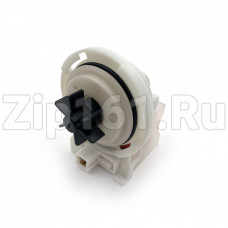 Сливной насос Copreci 30W без улитки, 4 защелки по кругу, фишка вперед Bosch, Siemens 215914