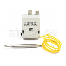 Термостат водонагревателя NT122AVC 7-80C шток 38мм 16A, 400V капиллярка 650мм