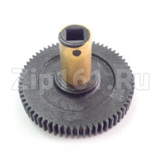 Шестерня для мясорубки Хозяюшка черная D66 металлическая втулка DF74a Шестерня для мясорубки Хозяюшка черная D66 металлическая втулка DF74a