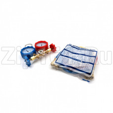 Коллектор 2-х вентильный с шлангами CT-536 G (R-22, 410) 1/4