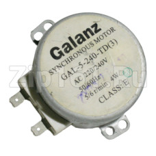 Мотор вращения тарелки СВЧ Galanz GAL-5-240-TD(3) 220-240V 4W 50/60Hz 5/6r/min Мотор вращения тарелки СВЧ Galanz GAL-5-240-TD(3) 220-240V 4W 50/60Hz 5/6r/min