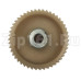 Шестерня c металлической вставкой для мясорубок Vitek, Dex, Д-52/22мм, зубья 47/16шт. (Косой/прямой)