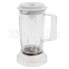 Пластиковый блендер-насадка с крышкой для кухонных комбайнов Bosch 11010038