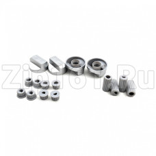 Ручки универсальные для плиты серебристые комплект 4шт Ручки универсальные для плиты серебристые комплект 4шт