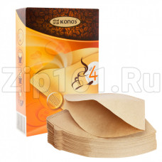 Фильтры для кофеварки капельного типа, размер 4, 100 шт KONOS4/100B Фильтры для кофеварки капельного типа, размер 4, 100 шт KONOS4/100B