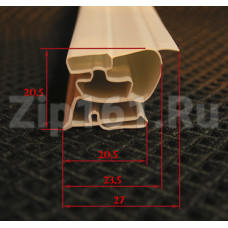 Уплотнитель 1110 * 650 мм для холодильника Daewoo Вид профиля СТ