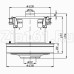 Мотор пылесоса LG 2200W, H125мм D130мм h27мм d32мм