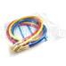 Коллектор M80336A-R410a (R22/R134a/R410a/R404a) в комплекте шланги 3 шт 90см и быстросъемы QC17