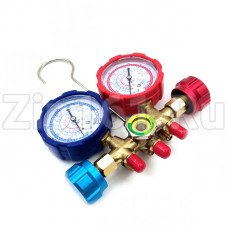 Манометрическая станция DSZH WK-536G-R134a R22/134/404/407/410 стекло без шлангов Манометрическая станция DSZH WK-536G-R134a R22/134/404/407/410 стекло без шлангов