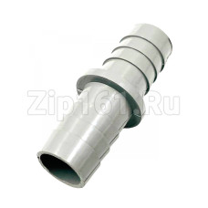 Переходник пластик 24/24мм для сливного шланга универсальный cod455