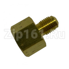 DJ - M 1/4 - F 3/8 Штуцер переходной (М - наружняя, F - внутренняя) DJ - M 1/4 - F 3/8 Штуцер переходной (М - наружняя, F - внутренняя)