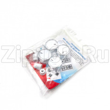 Ручки для плит БЕЛЫЕхром (компл.4шт. D35, H21mm) Универсальные Ручки для плит БЕЛЫЕхром (компл.4шт. D35, H21mm) Универсальные