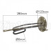Тэн для водонагревателя ARISTON 1500W 65151227-01, D-123мм, H-285мм с фланцем в сборе
