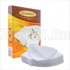 Фильтры для кофеварки капельного типа, размер 4, отбеленные, 40 шт KONOS4/40W Фильтры для кофеварки капельного типа, размер 4, отбеленные, 40 шт KONOS4/40W
