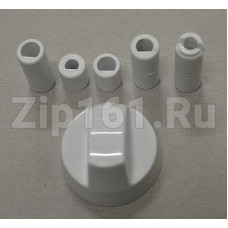 Ручка газового крана универсальная, 1 шт, белая