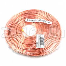 Трубка медная капиллярная 2,69 х 0,667 х 15 м в бухтах (1,370 мм - внутрен. диам.)