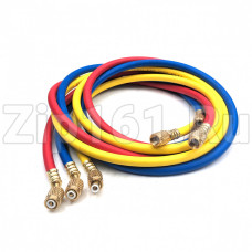 Шланг заправочный 1.8м 1/4 500-2500Psi CT-372-RYB комплект 3шт