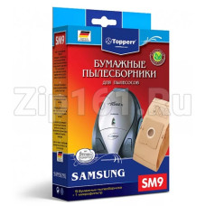 Комплект мешков (5шт) для пылесосов Samsung + Фильтр Topperr SM 9 Комплект мешков (5шт) для пылесосов Samsung + Фильтр Topperr SM 9