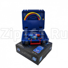 Манометрический коллектор в кейсе DSZH WK-P6002S (80мм,R22,404,134,410) со шлангами Манометрический коллектор в кейсе DSZH WK-P6002S (80мм,R22,404,134,410) со шлангами