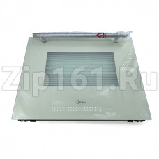 Дверь в сборе для духового шкафа Midea 12971100A44285+12971100A43999+12971100A64596 мод: MO78100CGI