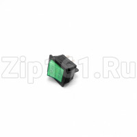 Кнопка универсальная биполярная зеленого цвета 20A 250V 4 контакта